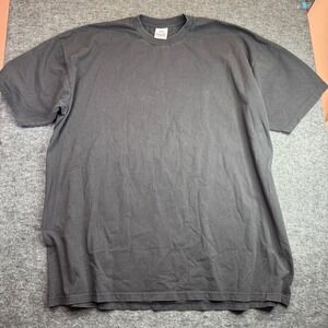 Vintage Pro Club Heavy Weight T Shirt Mens 4XL Tall Black Short Sleeve Cotton